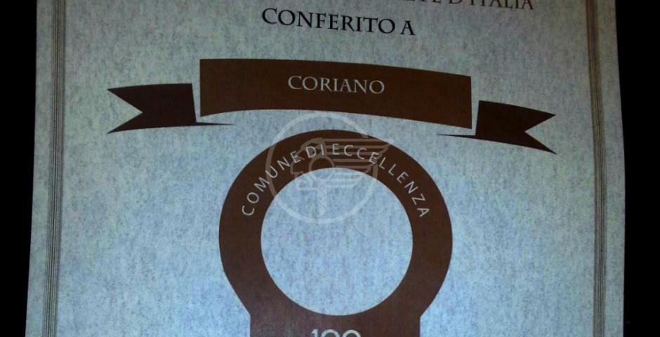 Coriano fra le mete top 100 d'Italia Coriano fra le mete top 100 d'Italia