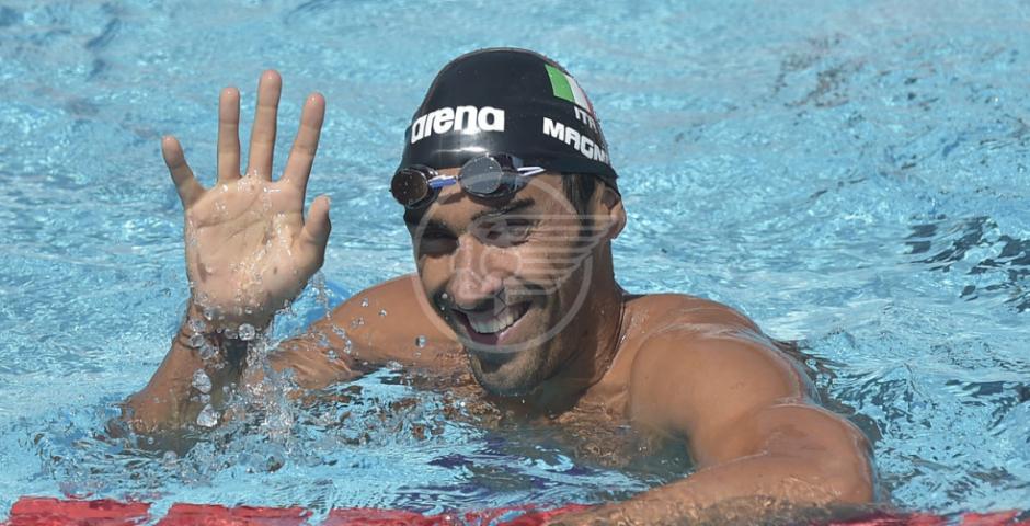 Magnini a Riccione annuncia il ritiro Magnini a Riccione annuncia il ritiro