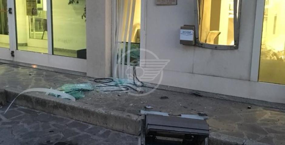 Bancomat fatto esplodere alle Celle Bancomat fatto esplodere alle Celle