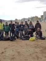 Spiaggia ripulita Spiaggia ripulita