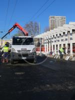 Trc: partiti i lavori del capolinea alla stazione Trc: partiti i lavori del capolinea alla stazione