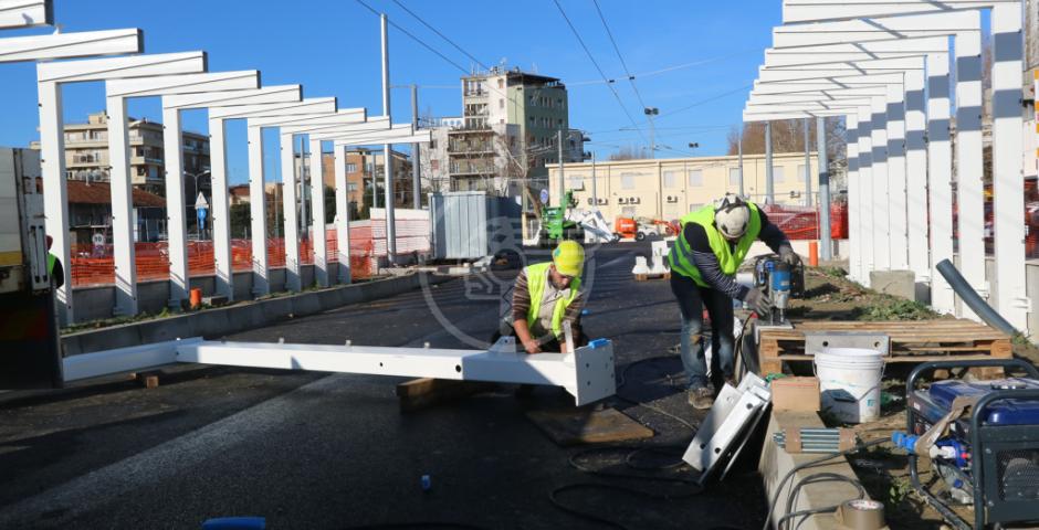 Trc: partiti i lavori del capolinea alla stazione Trc: partiti i lavori del capolinea alla stazione