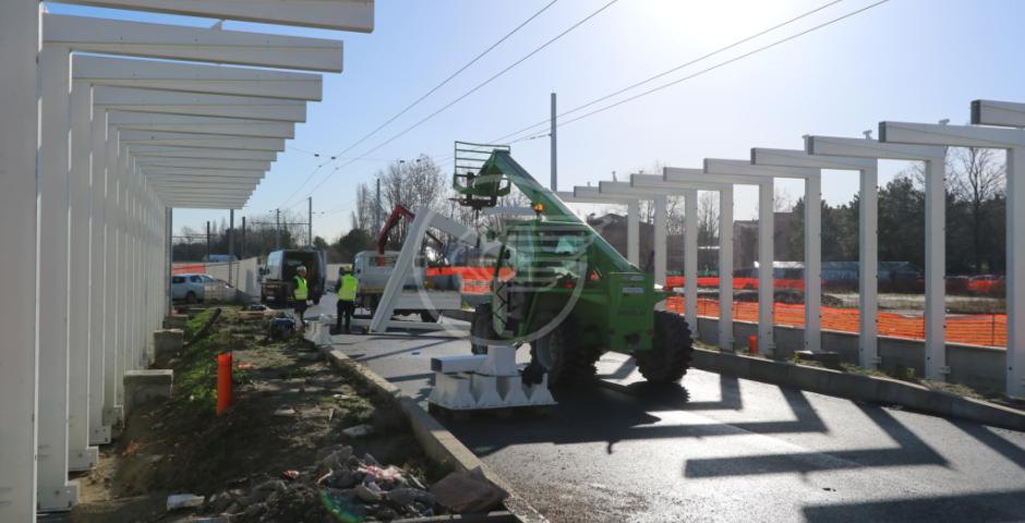 Trc: partiti i lavori del capolinea alla stazione Trc: partiti i lavori del capolinea alla stazione