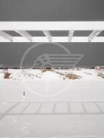 Il mare d'inverno sotto il gazebo a Torre Pedrera Il mare d'inverno sotto il gazebo a Torre Pedrera