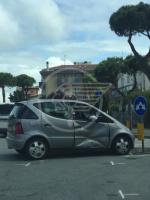 Incidente a Rivazzurra: un ferito e 2 km. di coda Incidente a Rivazzurra: un ferito e 2 km. di coda