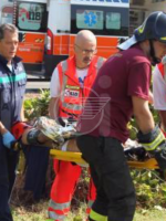 Ricoverata al Ceccarini la donna caduta con la bici assistita Ricoverata al Ceccarini la donna caduta con la bici assistita