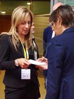 La Spinelli incontra il ministro Giulia Bongiorno La Spinelli incontra il ministro Giulia Bongiorno
