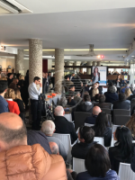BAGNO DI FOLLA PER LA CANDIDATURA A SINDACO DI VERONICA PONTIS BAGNO DI FOLLA PER LA CANDIDATURA A SINDACO DI VERONICA PONTIS
