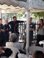 LA CANDIDATA SINDACO VERONICA PONTIS A MISANO MONTE INCONTRA I CITTADINI  LA CANDIDATA SINDACO VERONICA PONTIS A MISANO MONTE INCONTRA I CITTADINI