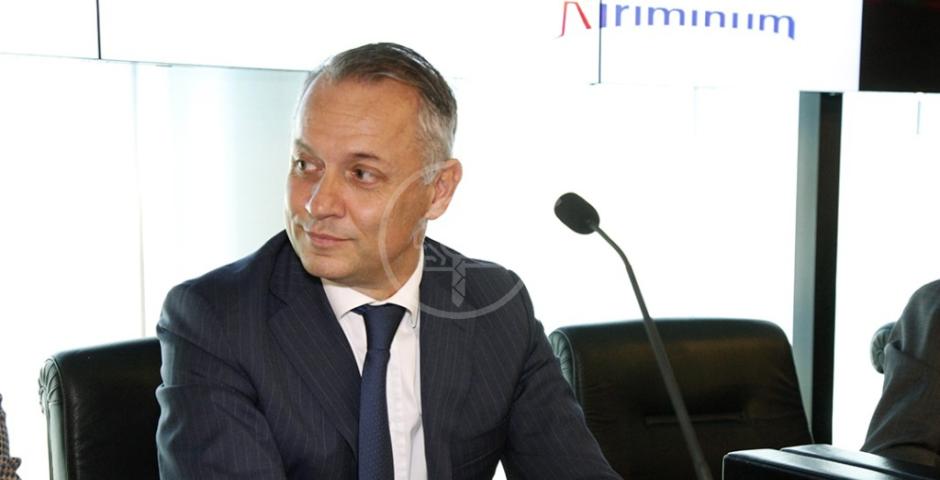 L'AD di AIRiminum Corbucci a San Pietroburgo L'AD di AIRiminum Corbucci a San Pietroburgo