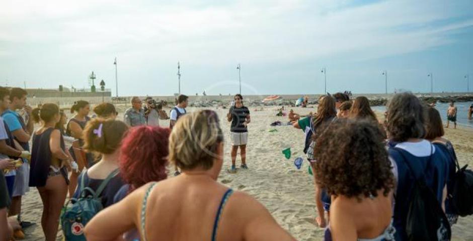 Spiaggia libera ripulita: missione compiuta Spiaggia libera ripulita: missione compiuta