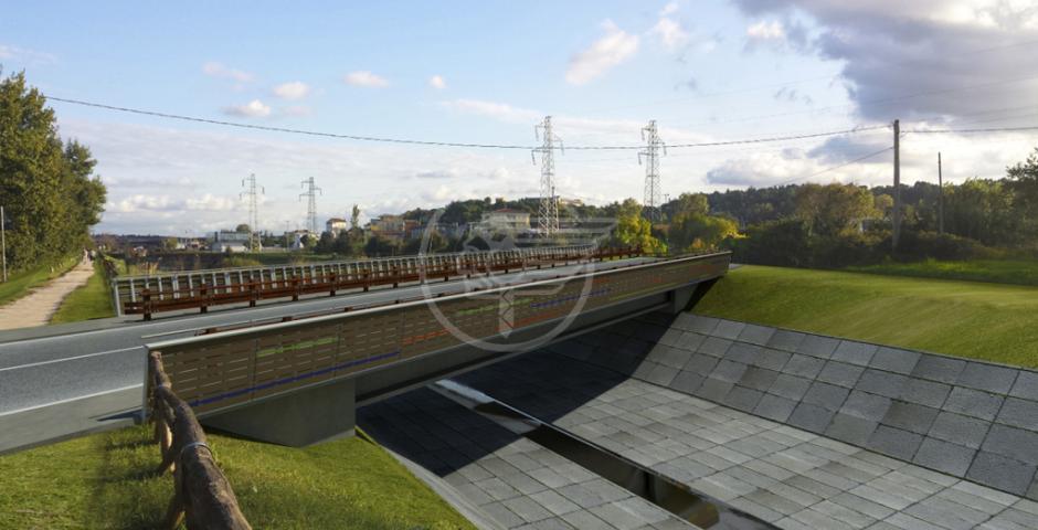 Rotatoria Padulli: nasce il nuovo ponte sull'Ausa Rotatoria Padulli: nasce il nuovo ponte sull'Ausa