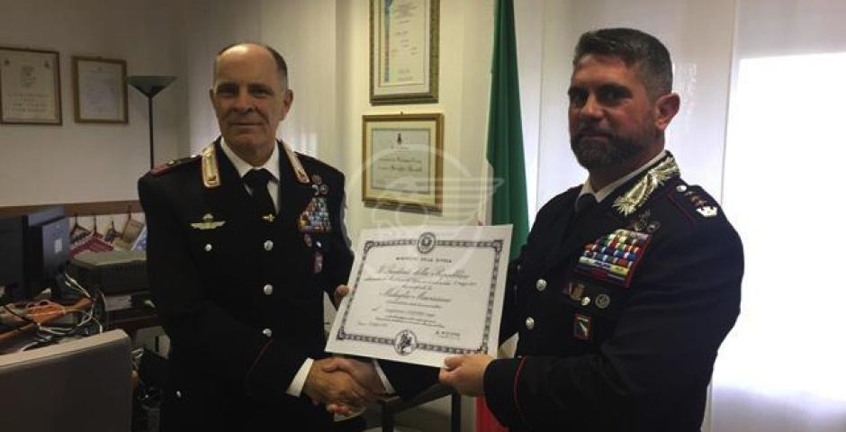 Medaglia mauriziana al comandante Conforti Medaglia mauriziana al comandante Conforti