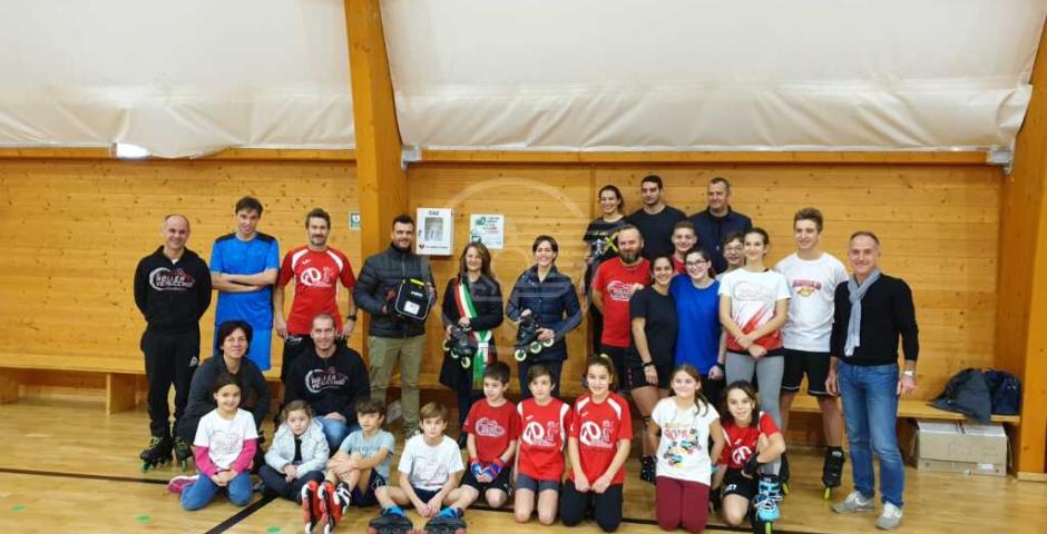 Un defibrillatore per la tensostruttura di Villa Verucchio Un defibrillatore per la tensostruttura di Villa Verucchio