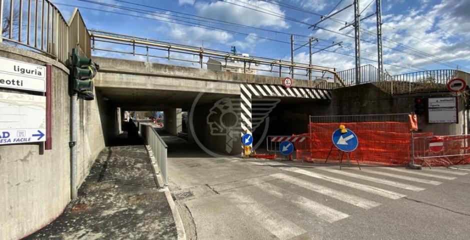 Terminati i lavori al sottopasso di via Liguria Terminati i lavori al sottopasso di via Liguria