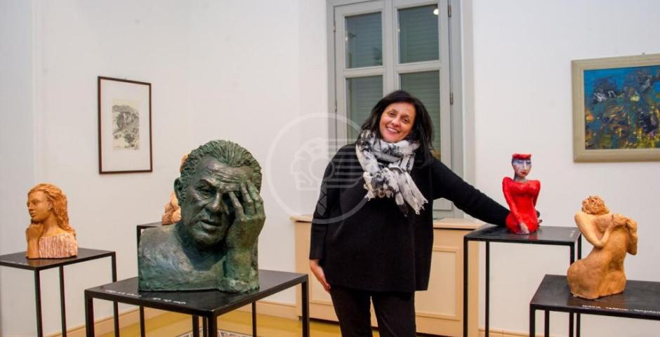 Il sindaco Tosi alla mostra "La porta dei sogni" dedicata a Fellini Il sindaco Tosi alla mostra "La porta dei sogni" dedicata a Fellini
