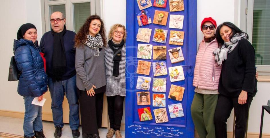 Il sindaco Tosi alla mostra "La porta dei sogni" dedicata a Fellini Il sindaco Tosi alla mostra "La porta dei sogni" dedicata a Fellini
