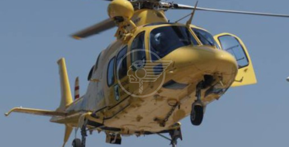 Centauro trasportato in Eliambulanza al BUFALINI Centauro trasportato in Eliambulanza al BUFALINI