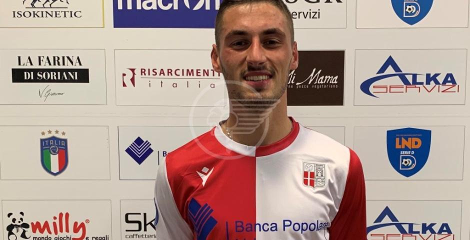 Il difensore 21enne Giorgio Viti veste il biancorosso Il difensore 21enne Giorgio Viti veste il biancorosso