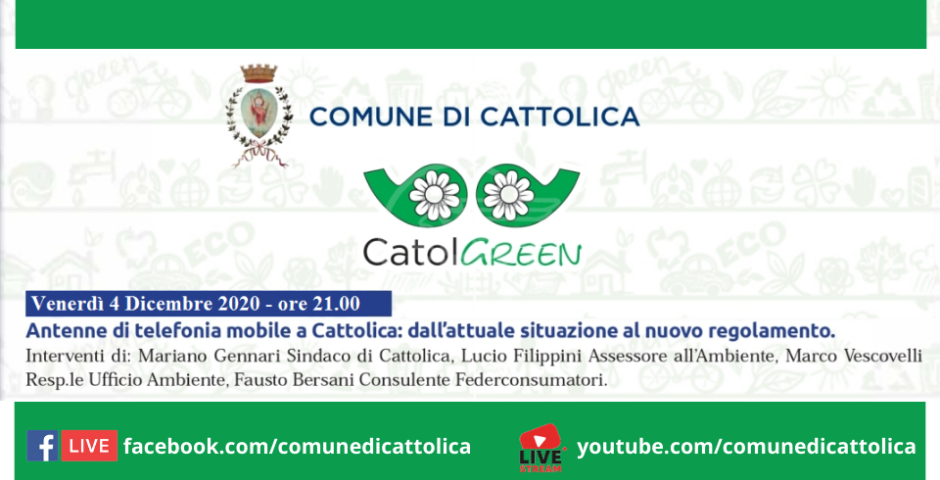 Antenne di telefonia mobile a Cattolica: dall'attuale situazione al nuovo regolamento Antenne di telefonia mobile a Cattolica: dall'attuale situazione al nuovo regolamento