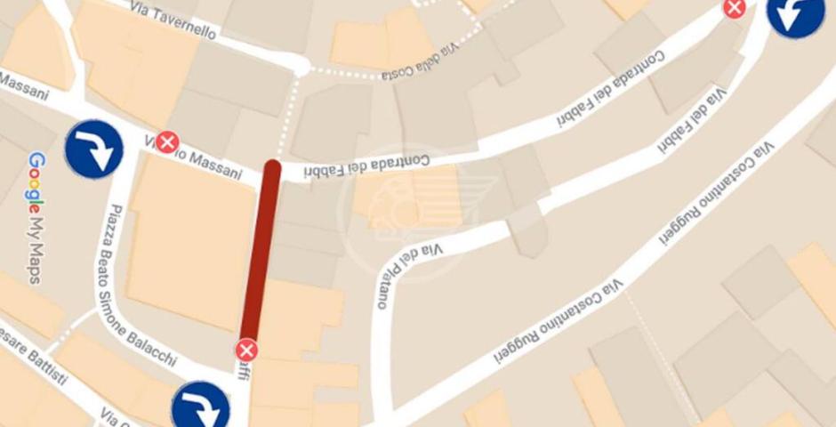 Lavori alla rete idrica, da lunedì 14 marzo modifiche al traffico in centro storico e in viale Marini Lavori alla rete idrica, da lunedì 14 marzo modifiche al traffico in centro storico e in viale Marini