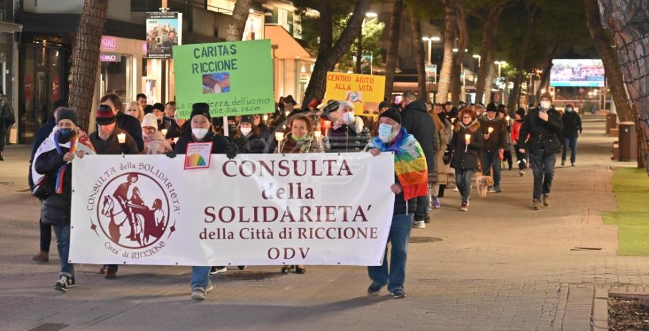 Fiaccolata della  solidarietà contro le guerre del 9 marzo Fiaccolata della  solidarietà contro le guerre del 9 marzo