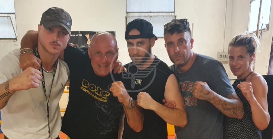 Una domenica di grande boxe in piazza Ganganelli Una domenica di grande boxe in piazza Ganganelli