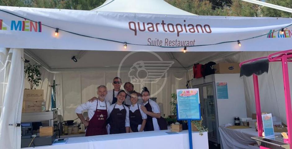 Quartopiano presente ad Al Meni con i suoi piatti gourmet in versione street food  Quartopiano presente ad Al Meni con i suoi piatti gourmet in versione street food