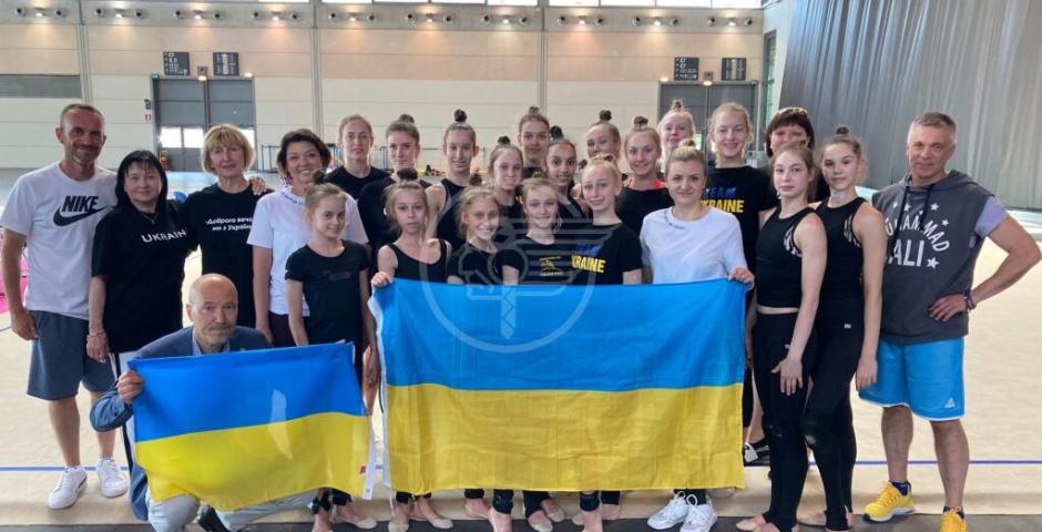 A Rimini la nazionale ucraina di ginnastica ritmica A Rimini la nazionale ucraina di ginnastica ritmica