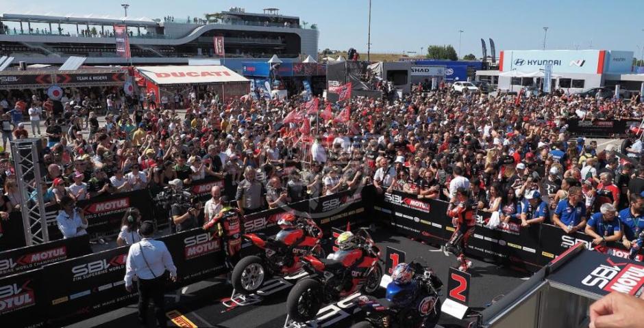 65.825 SPETTATORI NEL PIRELLI EMILIA-ROMAGNA ROUND DEL MOTUL WORLDSBK 65.825 SPETTATORI NEL PIRELLI EMILIA-ROMAGNA ROUND DEL MOTUL WORLDSBK