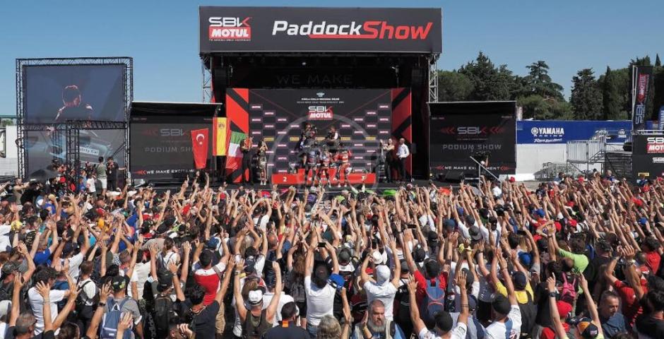 65.825 SPETTATORI NEL PIRELLI EMILIA-ROMAGNA ROUND DEL MOTUL WORLDSBK 65.825 SPETTATORI NEL PIRELLI EMILIA-ROMAGNA ROUND DEL MOTUL WORLDSBK