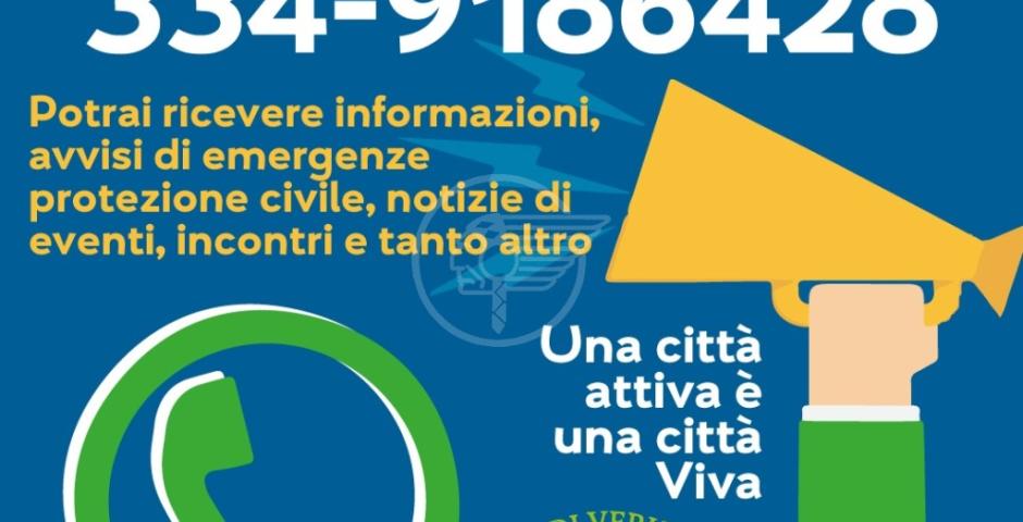 Il Comune di Verucchio lancia il canale di informazione Whatsapp con i cittadini Il Comune di Verucchio lancia il canale di informazione Whatsapp con i cittadini