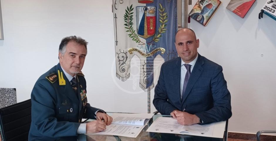 Il Comune sottoscrive un protocollo d'intesa con la Gdf, finalizzato al controllo di opere realizzate con i fondi del Pnr Il Comune sottoscrive un protocollo d'intesa con la Gdf, finalizzato al controllo di opere realizzate con i fondi del Pnr