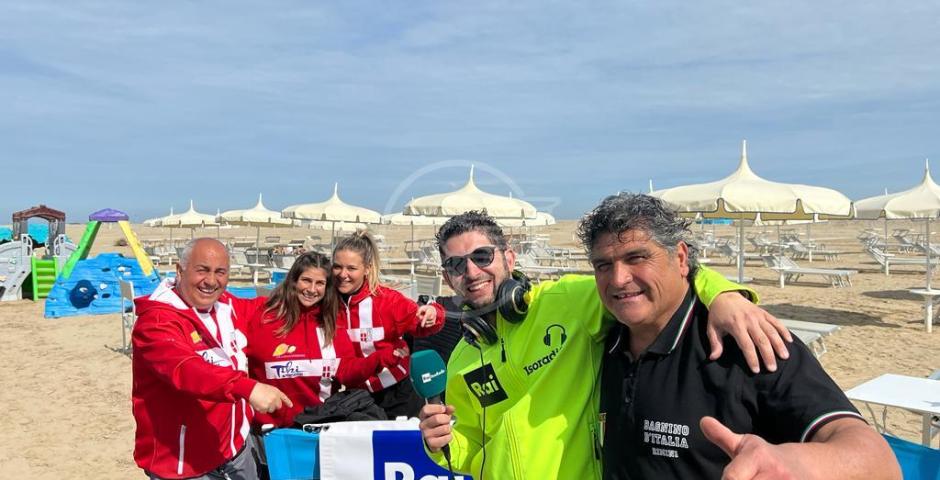 RaI Isoradio ha fatto tappa questa mattina al Bagno Tiki 26 ospite del Bagnino d'Italia RaI Isoradio ha fatto tappa questa mattina al Bagno Tiki 26 ospite del Bagnino d'Italia