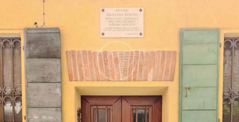 Inaugurata la lapide commemorativa alla casa di Giuliana Rocchi nelle contrade Inaugurata la lapide commemorativa alla casa di Giuliana Rocchi nelle contrade