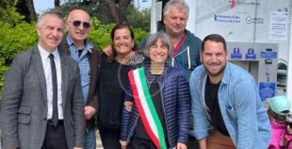 Inaugurata la sorgente idrica di via Apollonia a Torre Pedrera Inaugurata la sorgente idrica di via Apollonia a Torre Pedrera