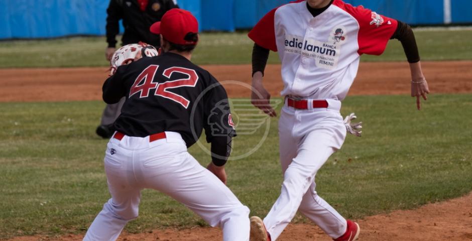Baseball: due vittorie per Mediolanum New Rimini nella prima giornata del campionato di serie B  Baseball: due vittorie per Mediolanum New Rimini nella prima giornata del campionato di serie B