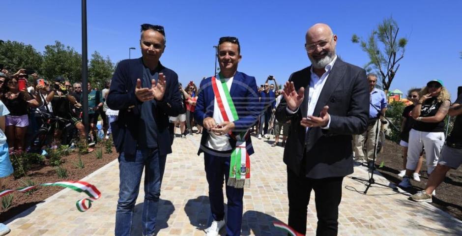 Inaugurato il nuovo lungomare sud, 700 metri di assoluta bellezza Inaugurato il nuovo lungomare sud, 700 metri di assoluta bellezza