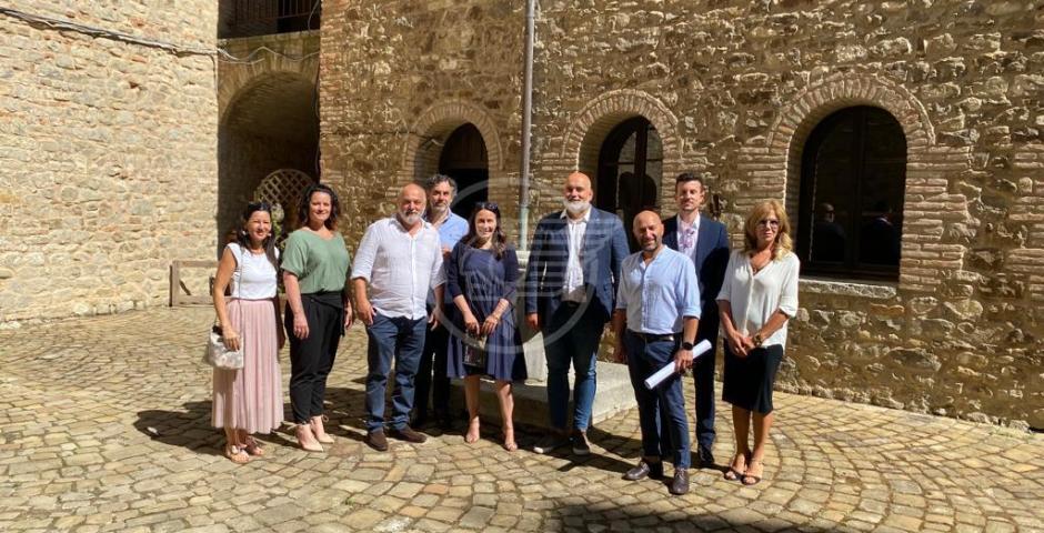 Una Rocca malatestiana più accessibile: visita del ministro Locatelli a Montefiore Conca Una Rocca malatestiana più accessibile: visita del ministro Locatelli a Montefiore Conca