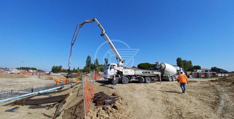 Avanzano i cantieri sulla Statale 16. Entro la fine dell’anno sarà completato il sottopasso ciclopedonale di via della Fiera Avanzano i cantieri sulla Statale 16. Entro la fine dell’anno sarà completato il sottopasso ciclopedonale di via della Fiera