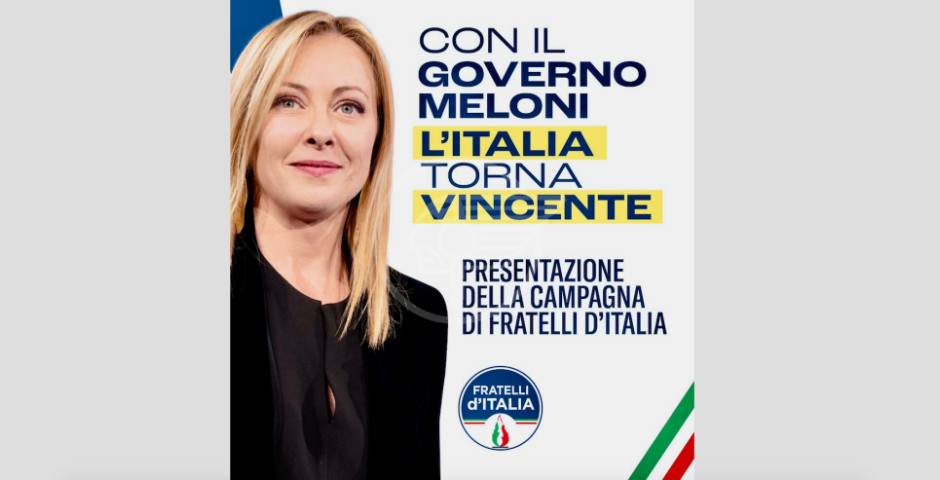 FdI: parte la campagna nazionale "L'Italia torna a crescere" FdI: parte la campagna nazionale "L'Italia torna a crescere"