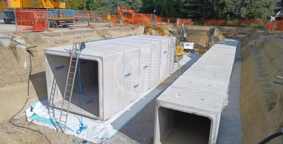 Avanza il cantiere per la realizzazione del sottopasso carrabile che consentirà il collegamento diretto di via Euterpe con via della Repubblica Avanza il cantiere per la realizzazione del sottopasso carrabile che consentirà il collegamento diretto di via Euterpe con via della Repubblica