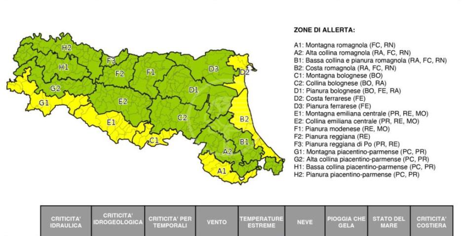 Emessa allerta meteo “gialla” per vento, stato del mare e criticità costiera per martedì 18 marzo Emessa allerta meteo “gialla” per vento, stato del mare e criticità costiera per martedì 18 marzo