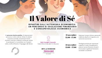 Il 25 novembre laboratori, corsi di finanza e città illuminata Un programma anti-violenza focalizzato su linguaggio e autonomia Il 25 novembre laboratori, corsi di finanza e città illuminata Un programma anti-violenza focalizzato su linguaggio e autonomia