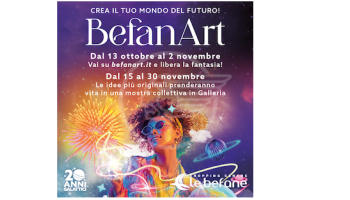 Il futuro nasce da un’idea: la tua. Con BefanArt il domani diventa arte. befanart.it - fino al 30 novembre 2025 Il futuro nasce da un’idea: la tua. Con BefanArt il domani diventa arte. befanart.it - fino al 30 novembre 2025