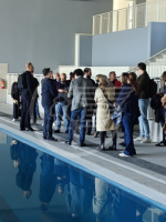 La II e VI Commissione in visita alla nuova piscina comunale che è in fase di collaudo e pronta all'uso La II e VI Commissione in visita alla nuova piscina comunale che è in fase di collaudo e pronta all'uso