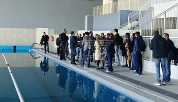 La II e VI Commissione in visita alla nuova piscina comunale che è in fase di collaudo e pronta all'uso La II e VI Commissione in visita alla nuova piscina comunale che è in fase di collaudo e pronta all'uso
