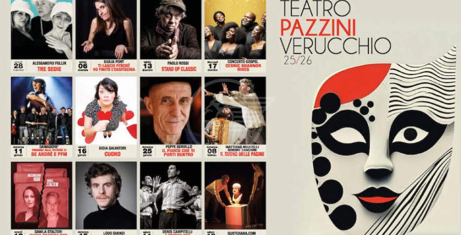 Verucchio: Il Teatro Pazzini presenta la Stagione Teatrale 2025-26 Verucchio: Il Teatro Pazzini presenta la Stagione Teatrale 2025-26
