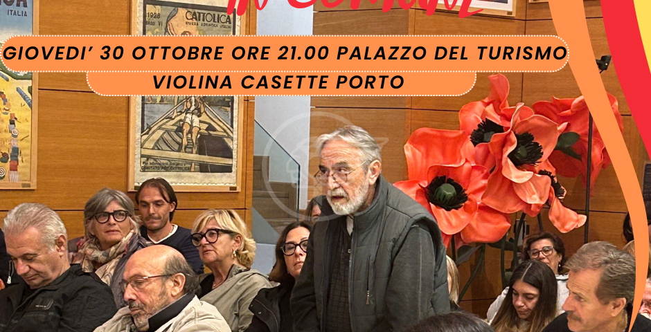 Giovedì 30 Sindaca Foronchi e Giunta incontrano i residenti di Violina Casette Porto Giovedì 30 Sindaca Foronchi e Giunta incontrano i residenti di Violina Casette Porto