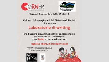 Arriva CoRNer: a Labo380 il laboratorio gratuito con il writer Burla Arriva CoRNer: a Labo380 il laboratorio gratuito con il writer Burla